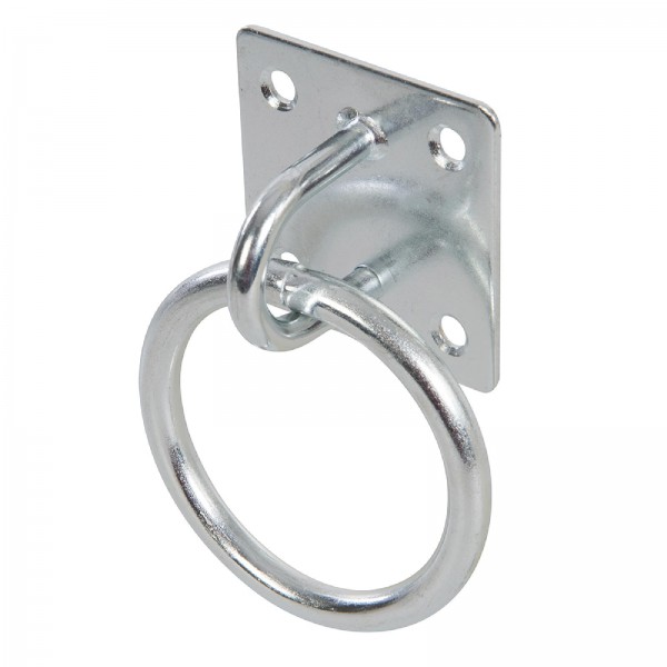 Galvanisierte Augplatte Ring, 50 mm x 50 mm