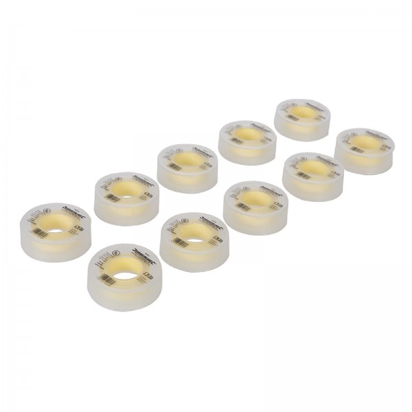 PTFE-Gasdichtungsbänder, gelb, 10er-Pckg. 12 mm x 5 mm