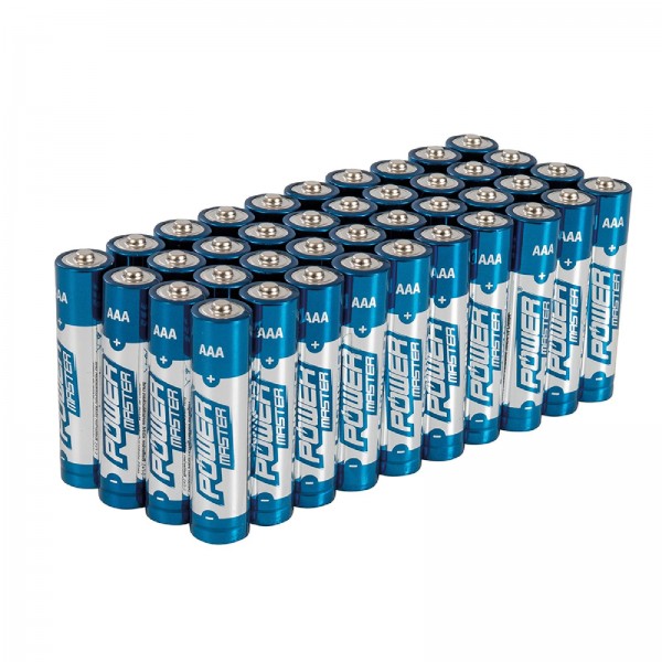 AAA-Super-Alkali-Batterien, LR03, 40er-Pckg. 40er-Pckg.