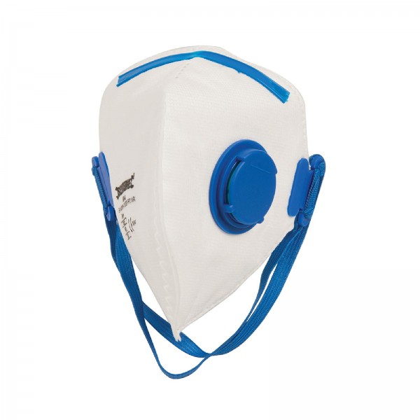 FFP-2-NR-Atemschutzmaske mit Ventil, flach gefaltet FFP-2 NR, Einzelpckg.