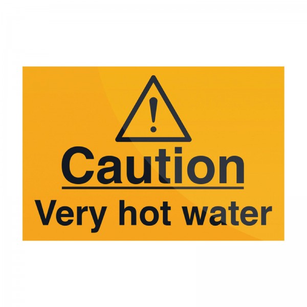 Fixman - Warnschild ?Vorsicht, sehr heißes Wasser!?