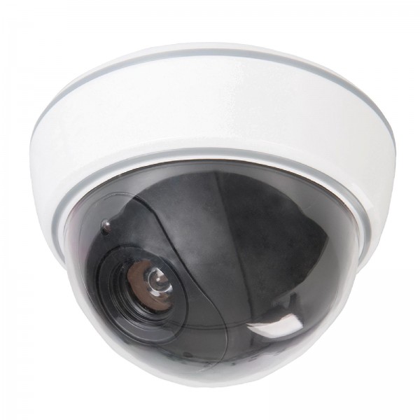 Überwachungskamera-Attrappe mit LED 3 x AA