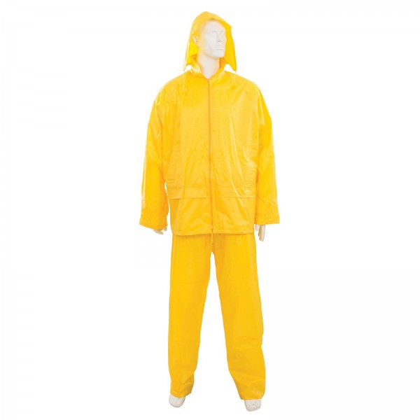 Regenanzug, gelb, 2-tlg. Größe L (56–116 cm)
