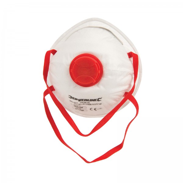 FFP-3-NR-Atemschutzmaske mit Ventil, geformt FFP-3 NR, Einzelpckg.